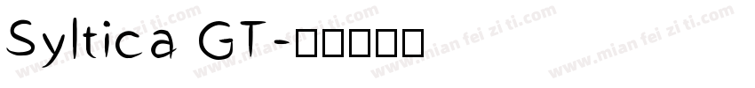 Syltica GT字体转换